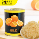 Canned Orange Granules | Juicy Orange Pulp for Milk Tea & Fruit Tea
