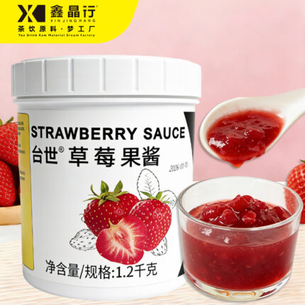 Strawberry Granule Jam | Premium Fruit Jam for Bubble Tea & Desserts