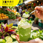 Thai Green Salty Cream Cheese Powder Instant Mix for Drinks & Desserts - Image 2