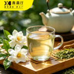 Gardenia Flavored Green Tea Natural Floral Aroma Loose Leaf - Image 2