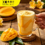 Instant Mango Milk Tea Powder Rich Fruity & Creamy Mix for Bubble Tea - Image 2